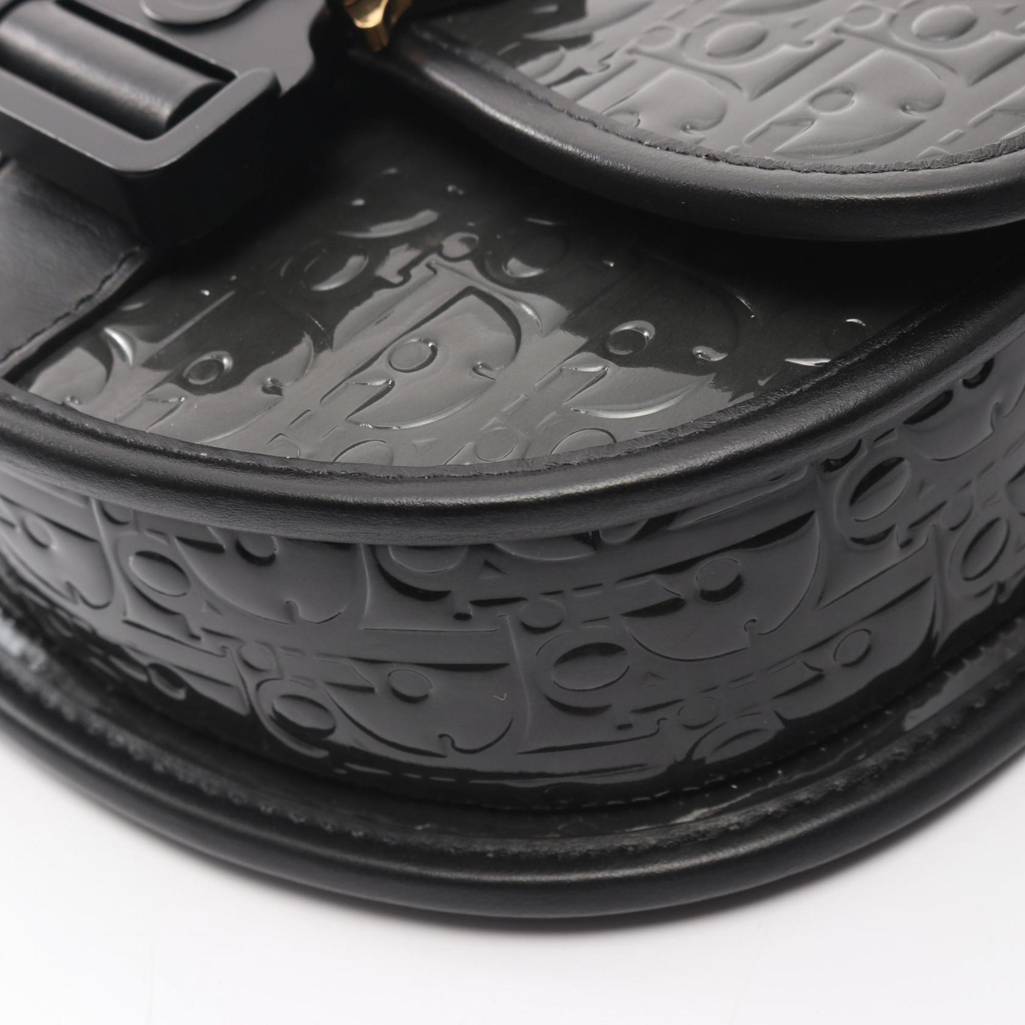 Dior Gallop Flap Messenger Black Patent Leather | Pre-Owned Luxury Dubai - Photo 4