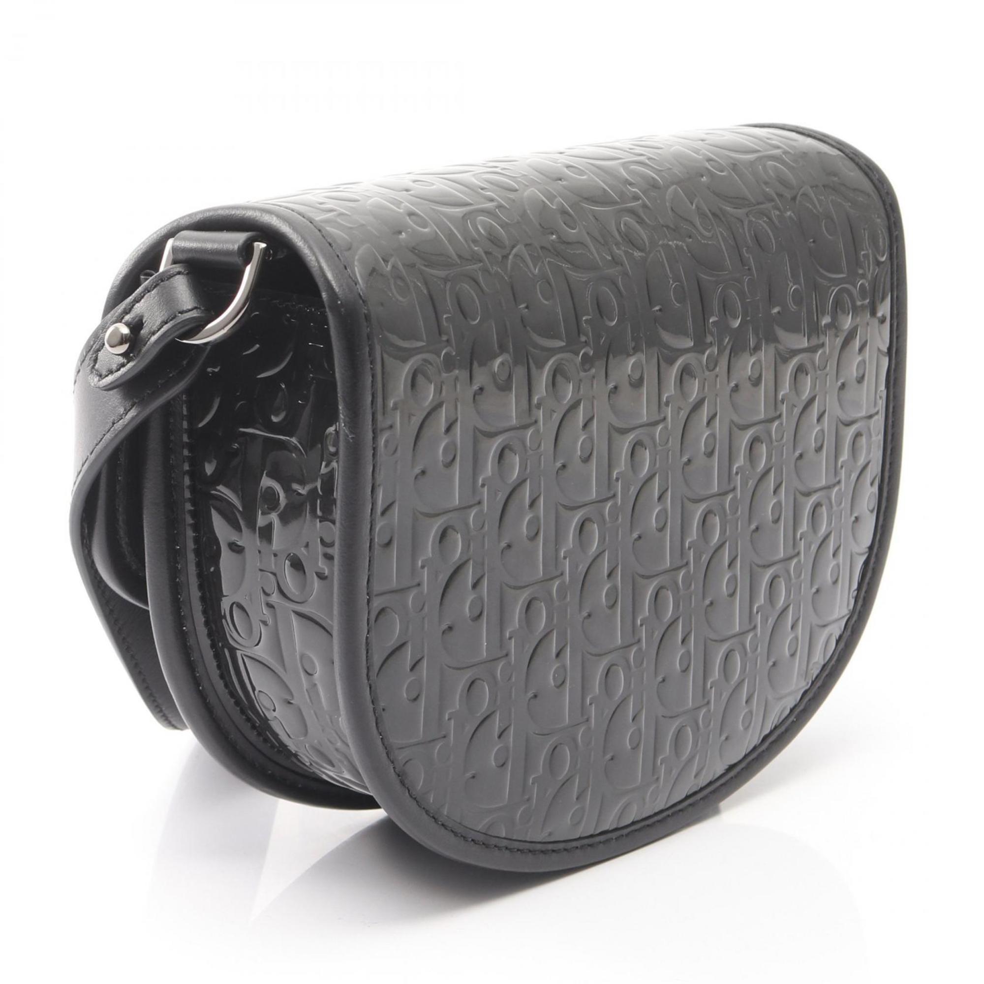 Dior Gallop Flap Messenger Black Patent Leather | Pre-Owned Luxury Dubai - Photo 2