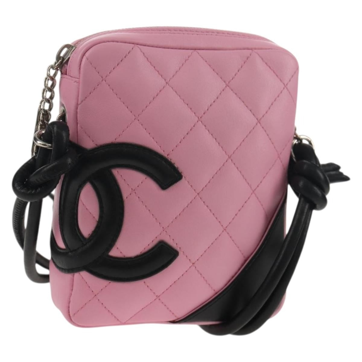 Chanel Cambon Zip Pouch Quilted Leather Small | Pre-Owned Luxury Dubai