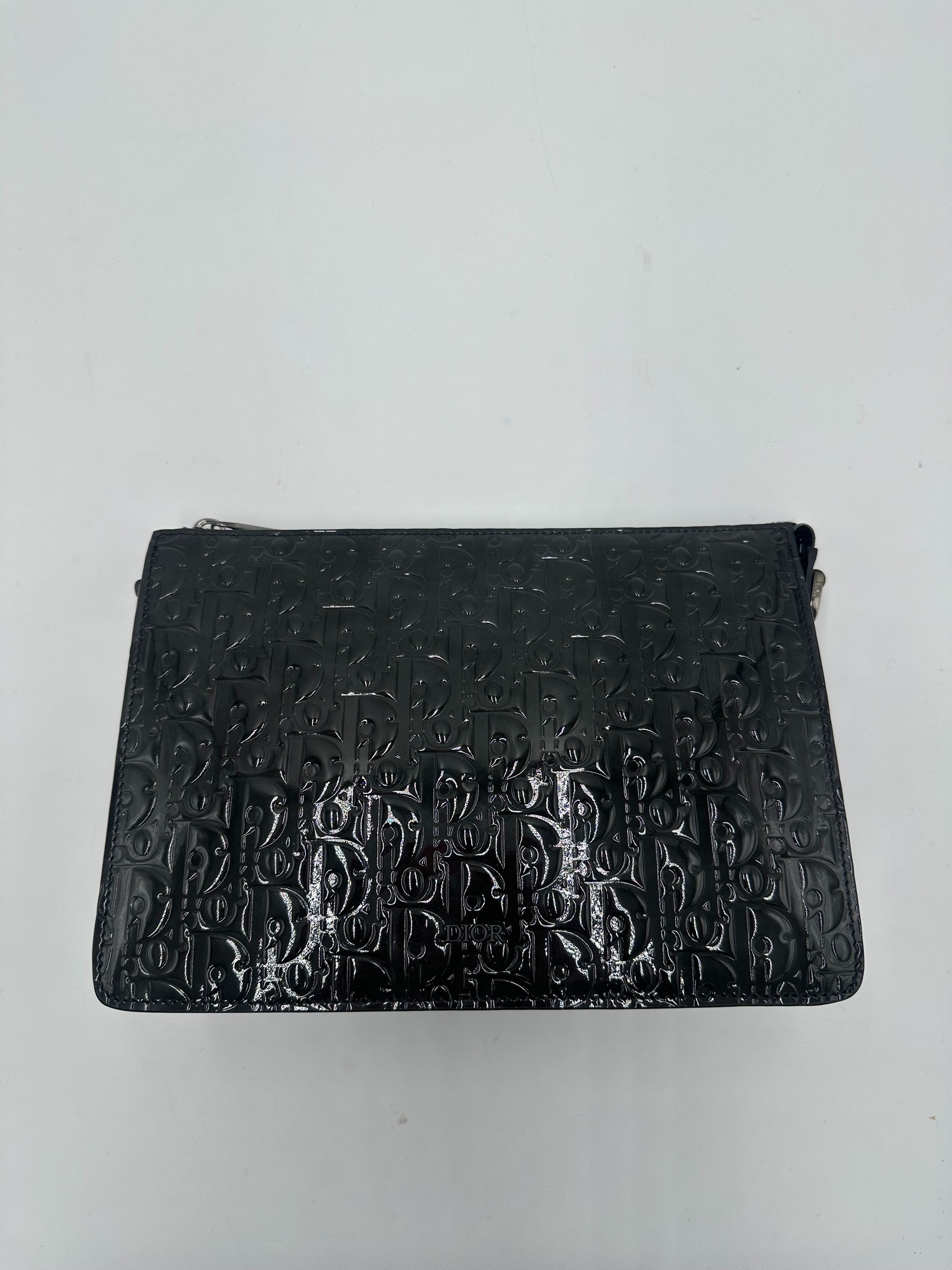 Dior Zip Pouch Leather Small | Pre-Owned Luxury Dubai
