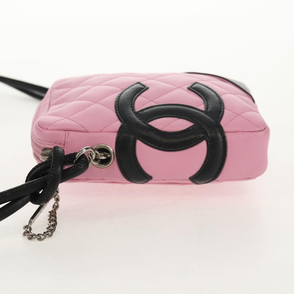 Chanel Cambon Zip Pouch Quilted Leather Small | Pre-Owned Luxury Dubai