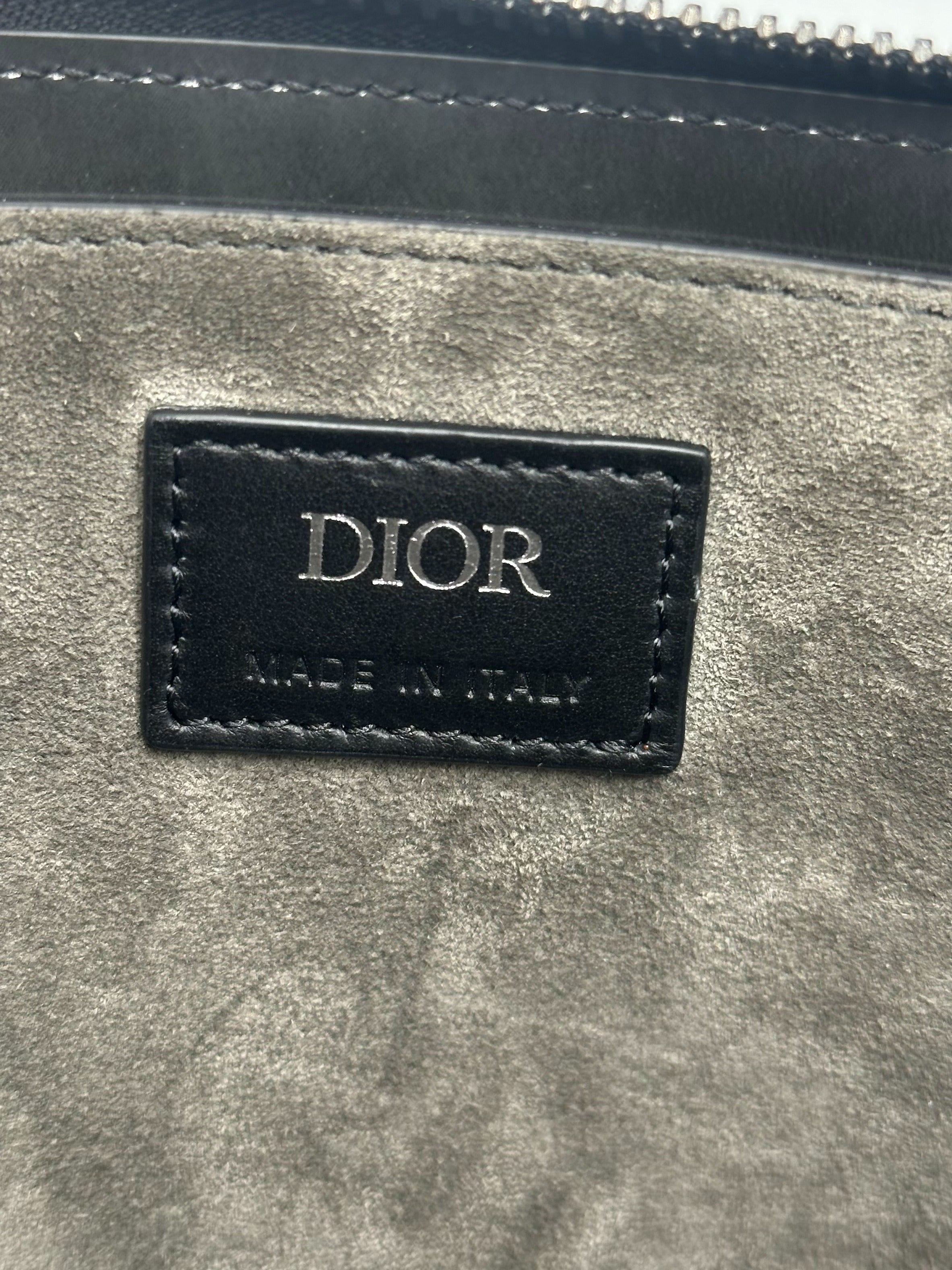 Dior Zip Pouch Leather Small | Pre-Owned Luxury Dubai